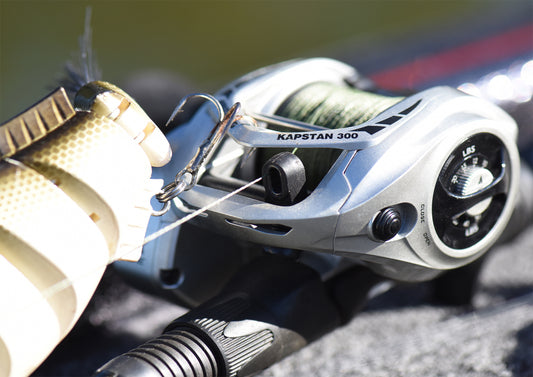 This top-of-the-line Speed Demon baitcast fishing rod is a perfect match to the Kapstan Elite 300