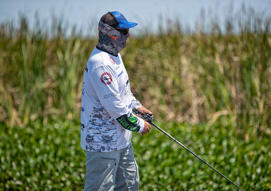 Bass fishing in the summer