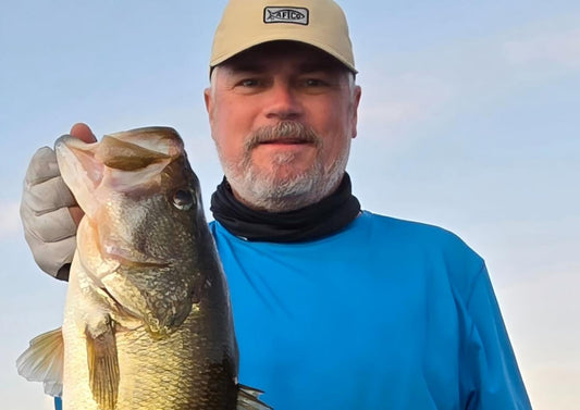 Bass caught using Free Rig
