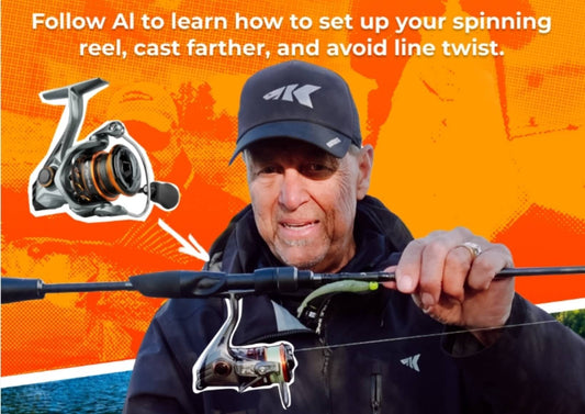 How to cast a spinning reel for accurate fishing
