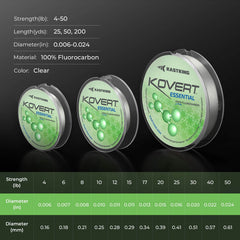 Kastking Kovert Essential 100% Fluorocarbon Fishing Line