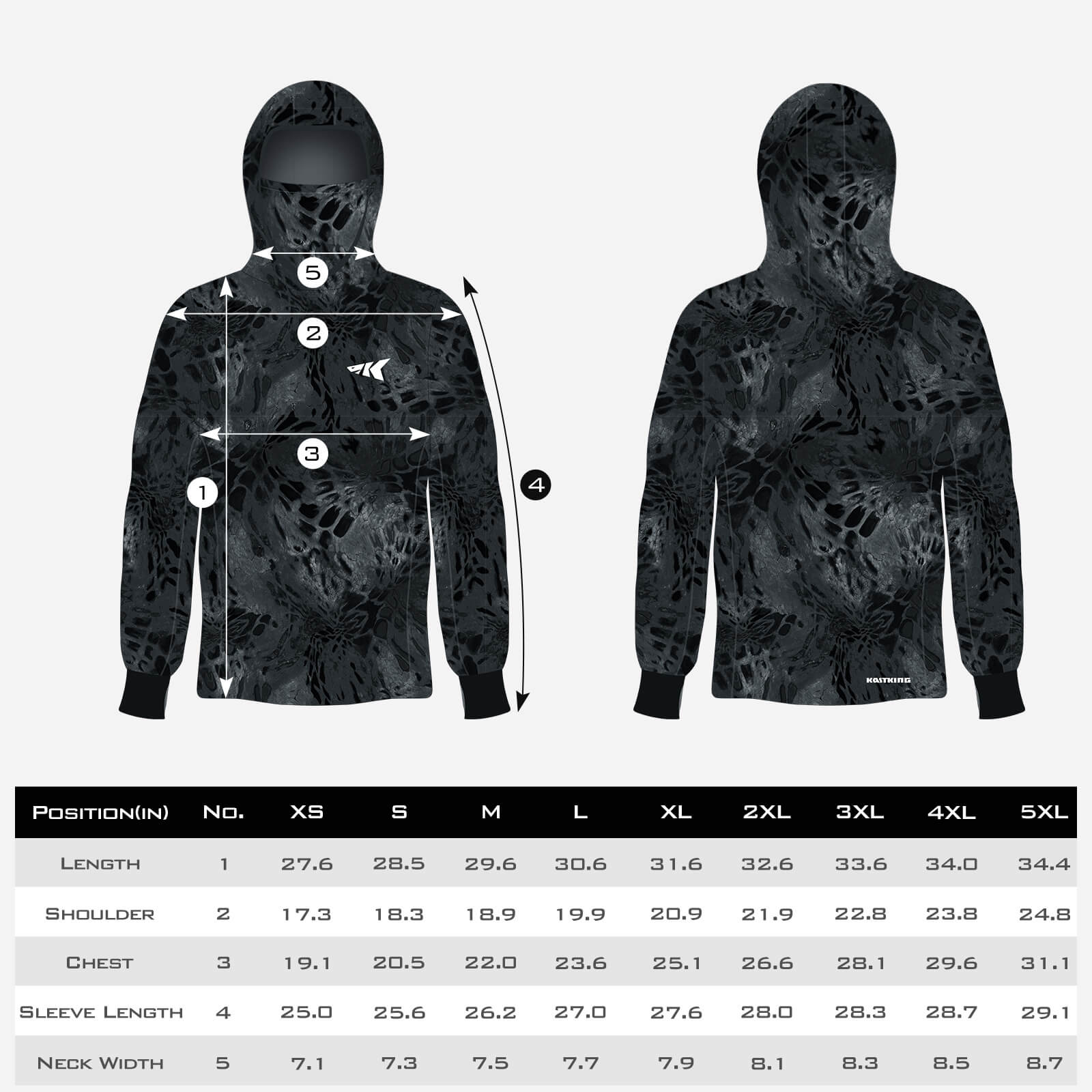 KastKing Men's Long Sleeve Fishing Shirt (With Neck Gaiter)