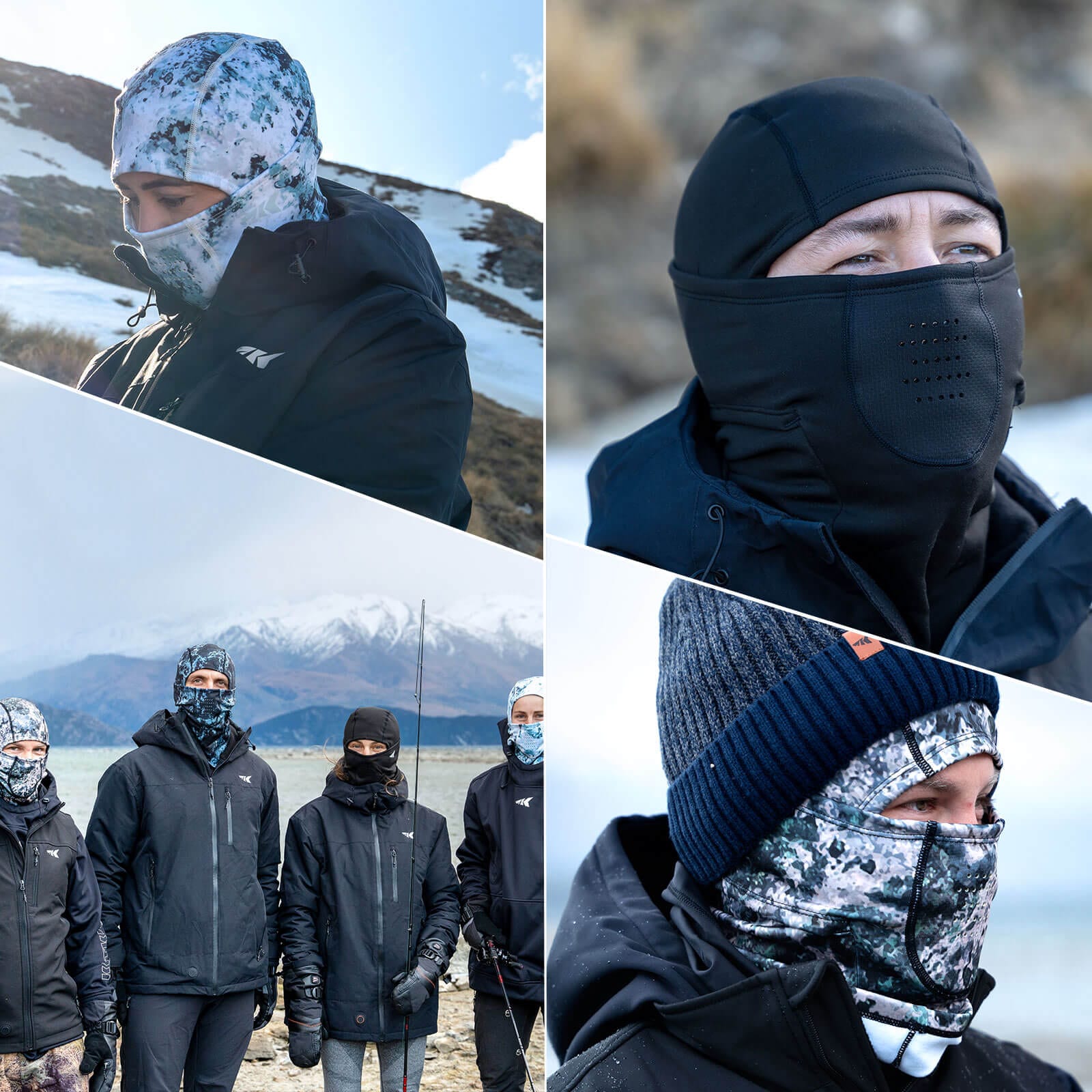 KastKing Winter Mountain Mist Balaclava