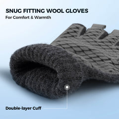 KastKing Bully Wooly Fingerless Wool Fishing Gloves