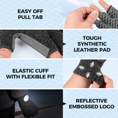KastKing Bully Wooly Fingerless Wool Fishing Gloves