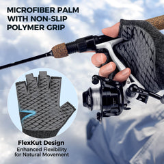 KastKing Bully Wooly Fingerless Wool Fishing Gloves