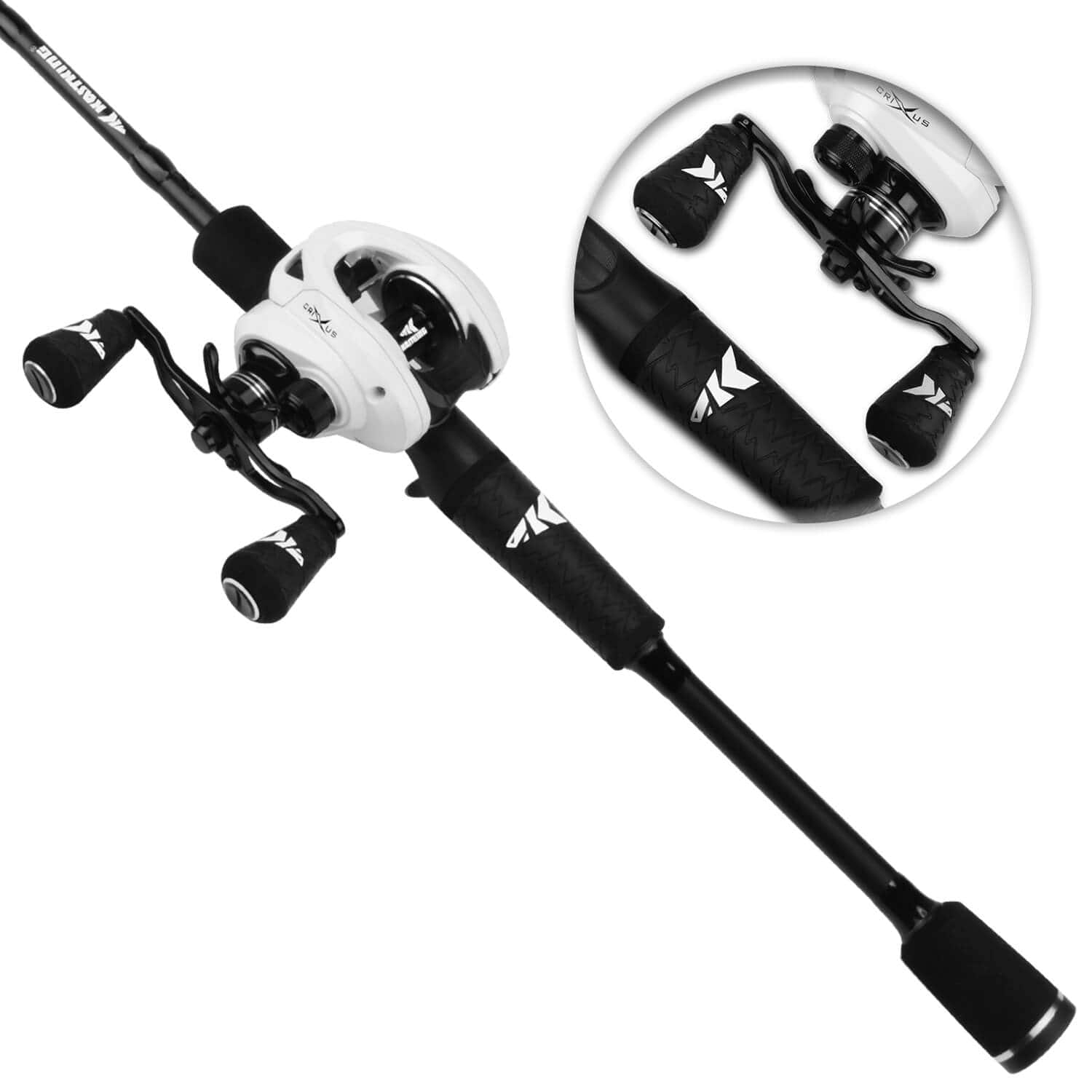 Crixus Baitcasting Reel and Rod Combos