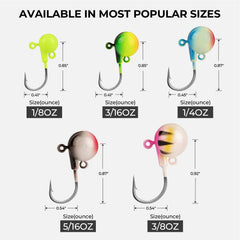MadBite Dead Drop Jig Heads for Fishing