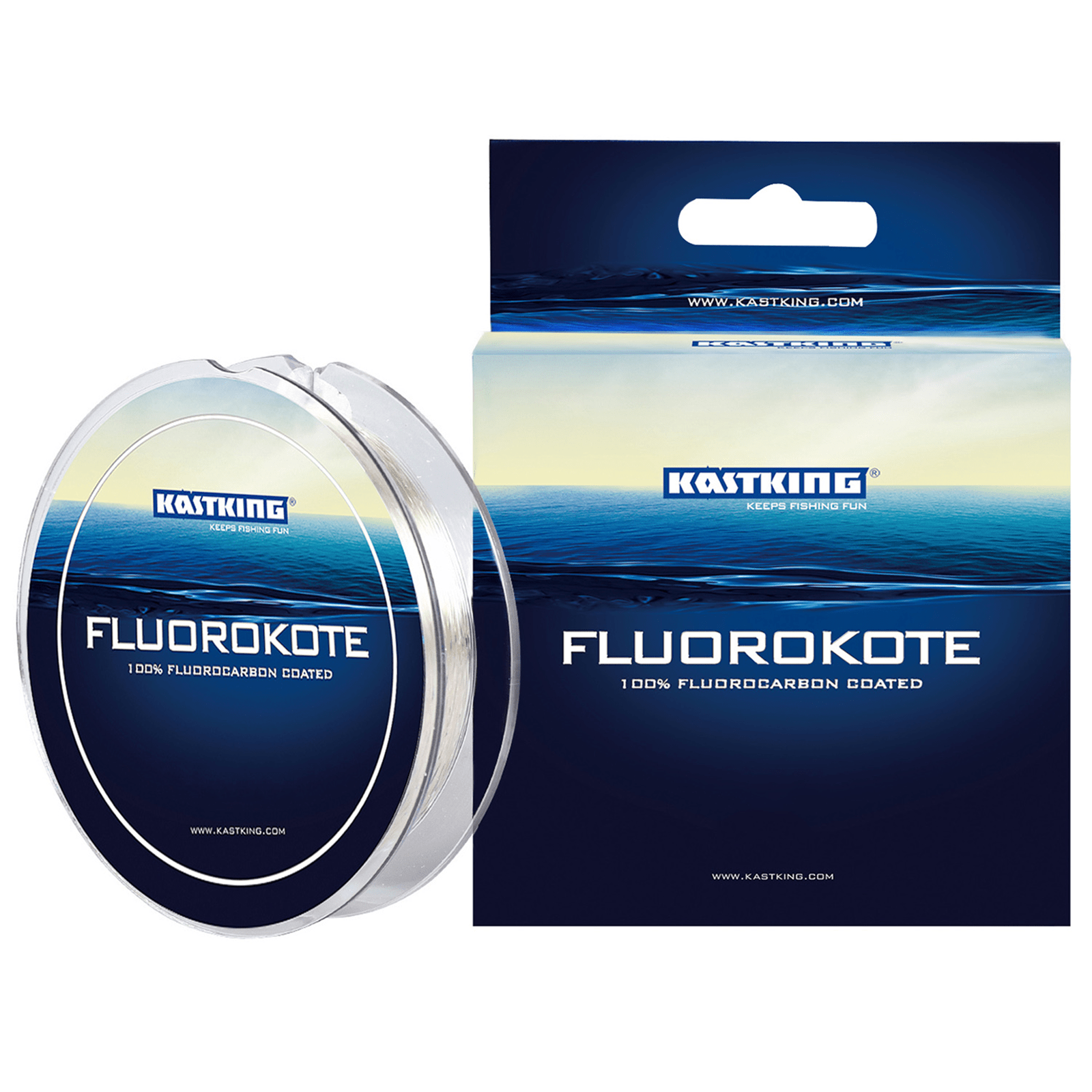 KastKing FluoroKote Fluorocarbon Line 4-Pack Combo - 300yds