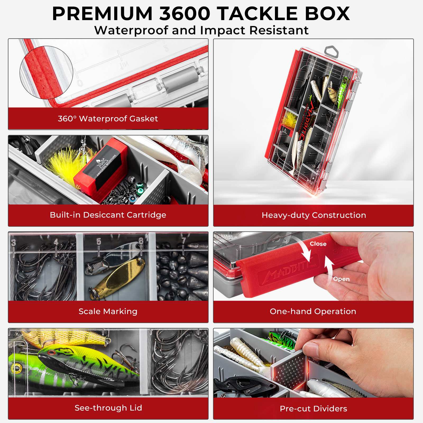 MadBite Freshwater Fishing Lure Kit