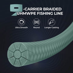KastKing Hammer Alpha 9 UHMWPE Braided Fishing Line