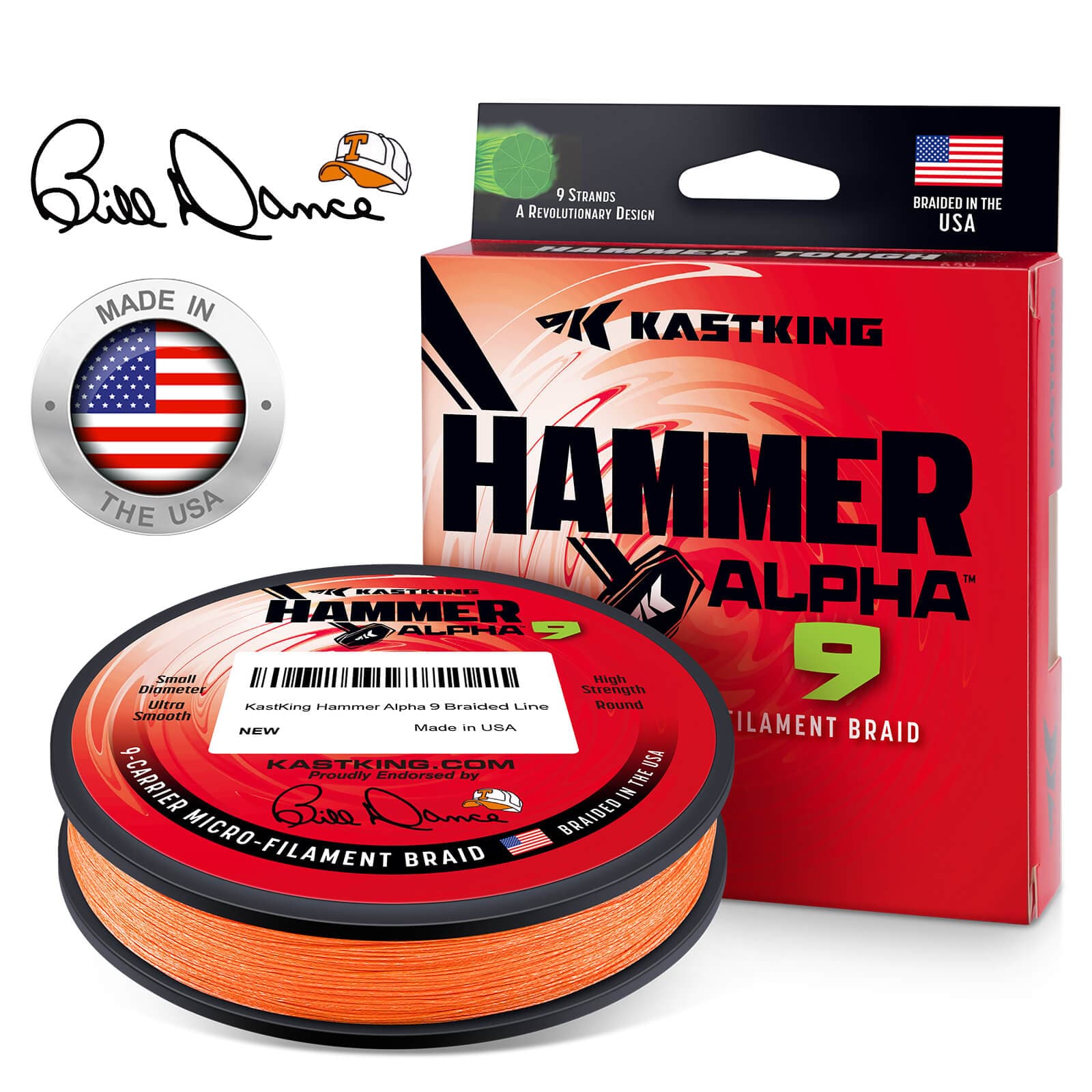 KastKing Hammer Alpha 9 UHMWPE Braided Fishing Line