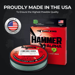 KastKing Hammer Alpha 9 UHMWPE Braided Fishing Line