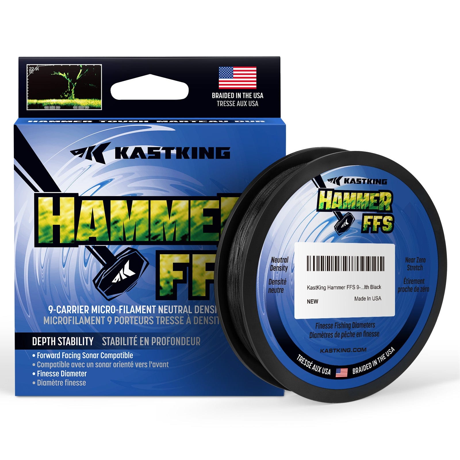 KastKing Hammer FFS Neutral Density Braided Fishing Line