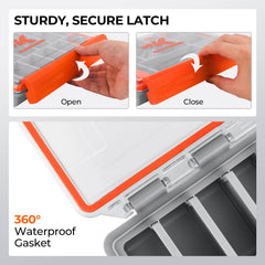KastKing HyperSeal Waterproof Tackle Box
