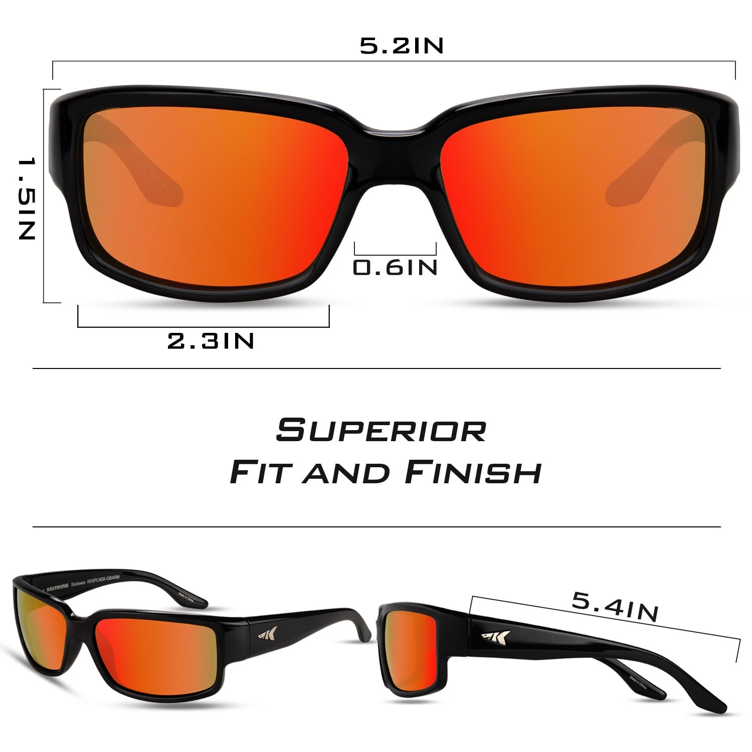 KastKing Skidaway Polarized Sport Sunglasses for Men and Women