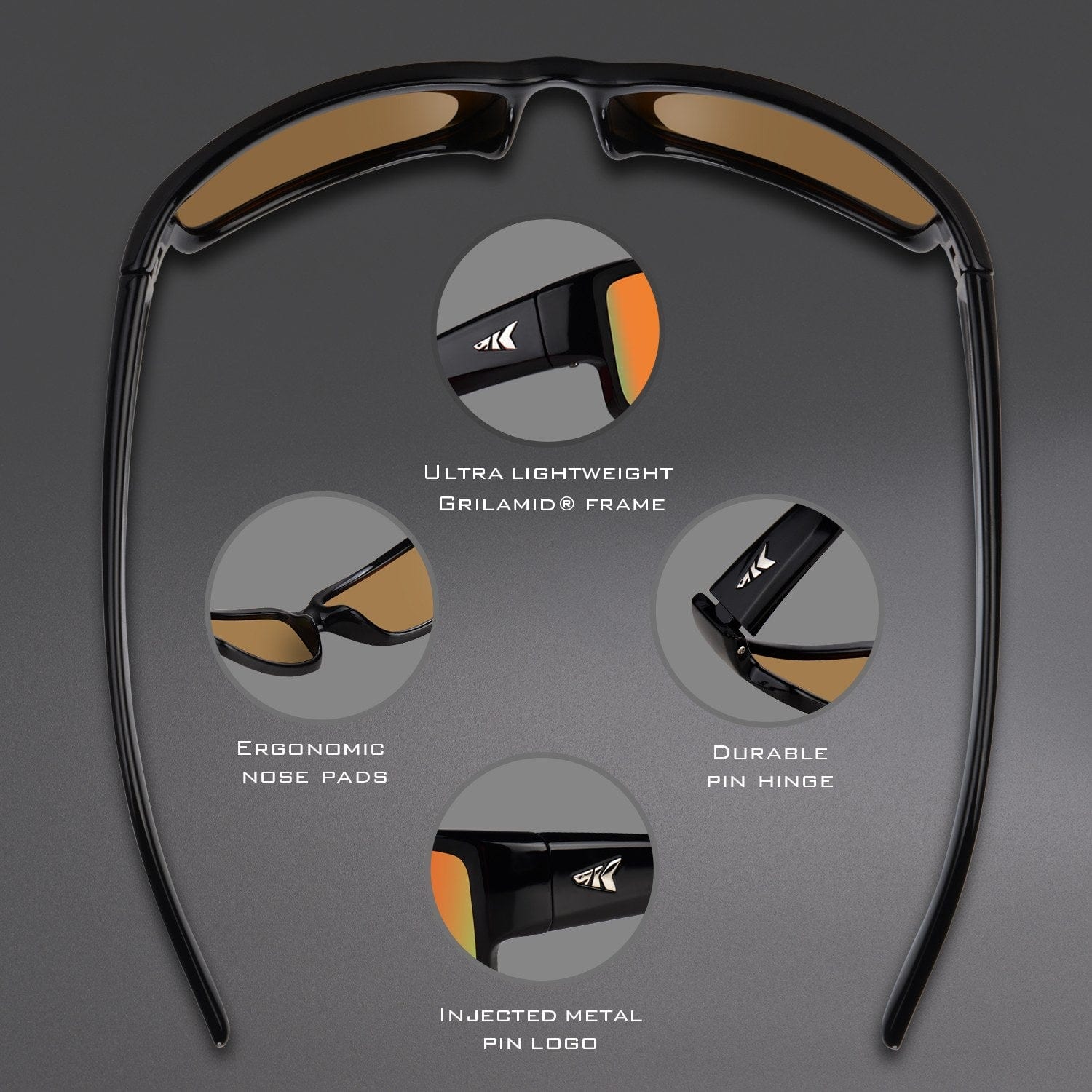 KastKing Skidaway Polarized Sport Sunglasses for Men and Women