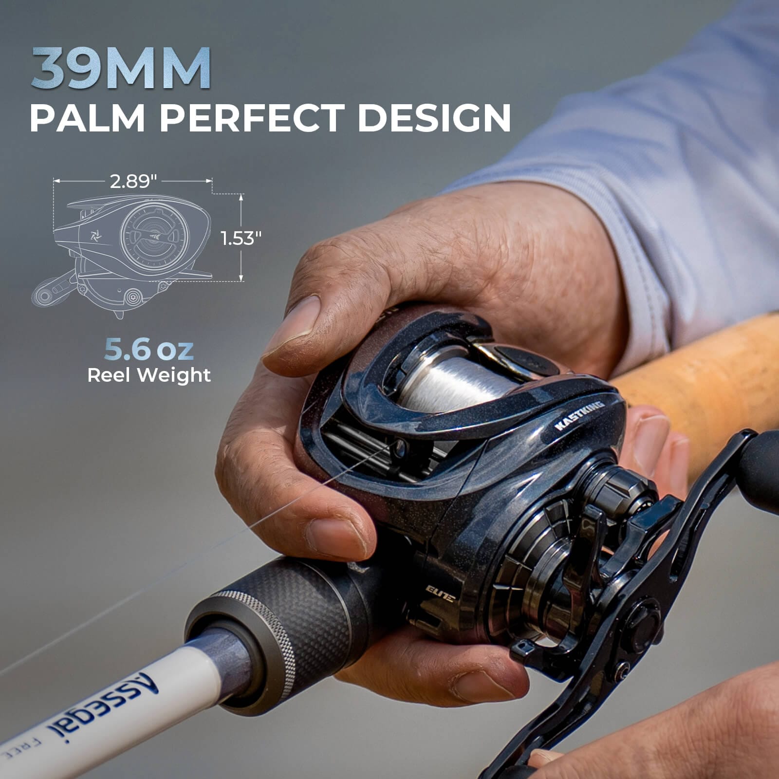 KastKing Al-Ti Elite Baitcasting Reel