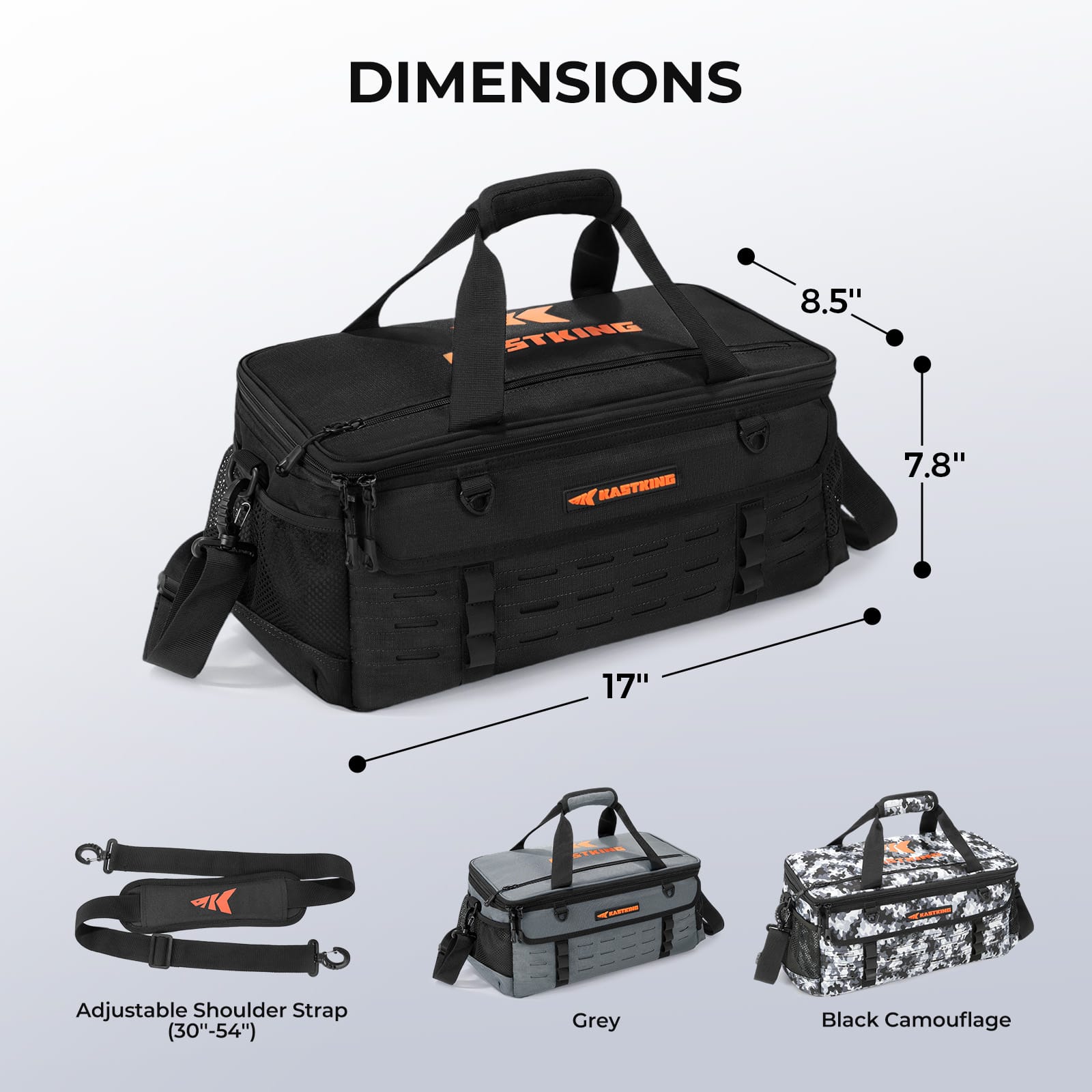 KastKing Bait Boss Extra-Large Soft Plastic Fishing Tackle Bag
