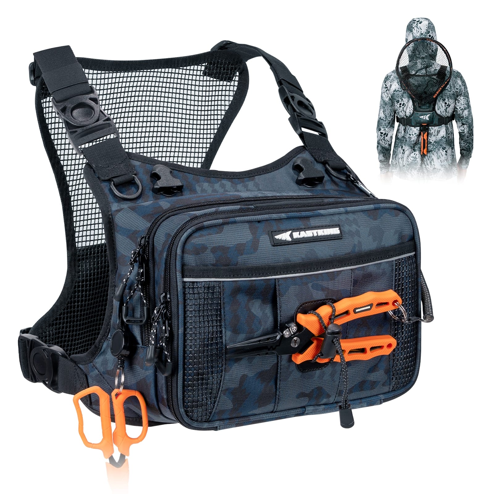 KastKing BaitSpace Fishing Chest Pack