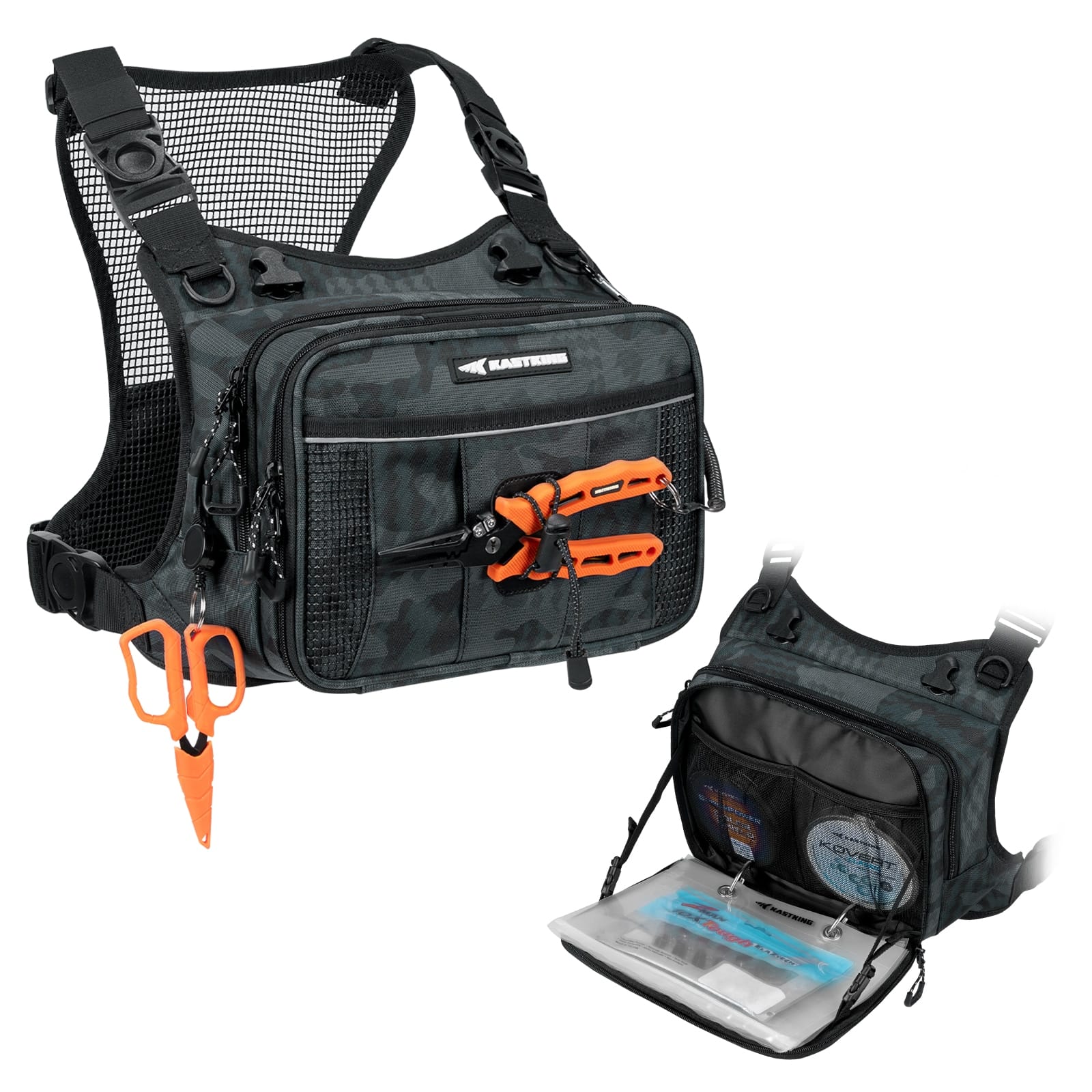 KastKing BaitSpace Fishing Chest Pack