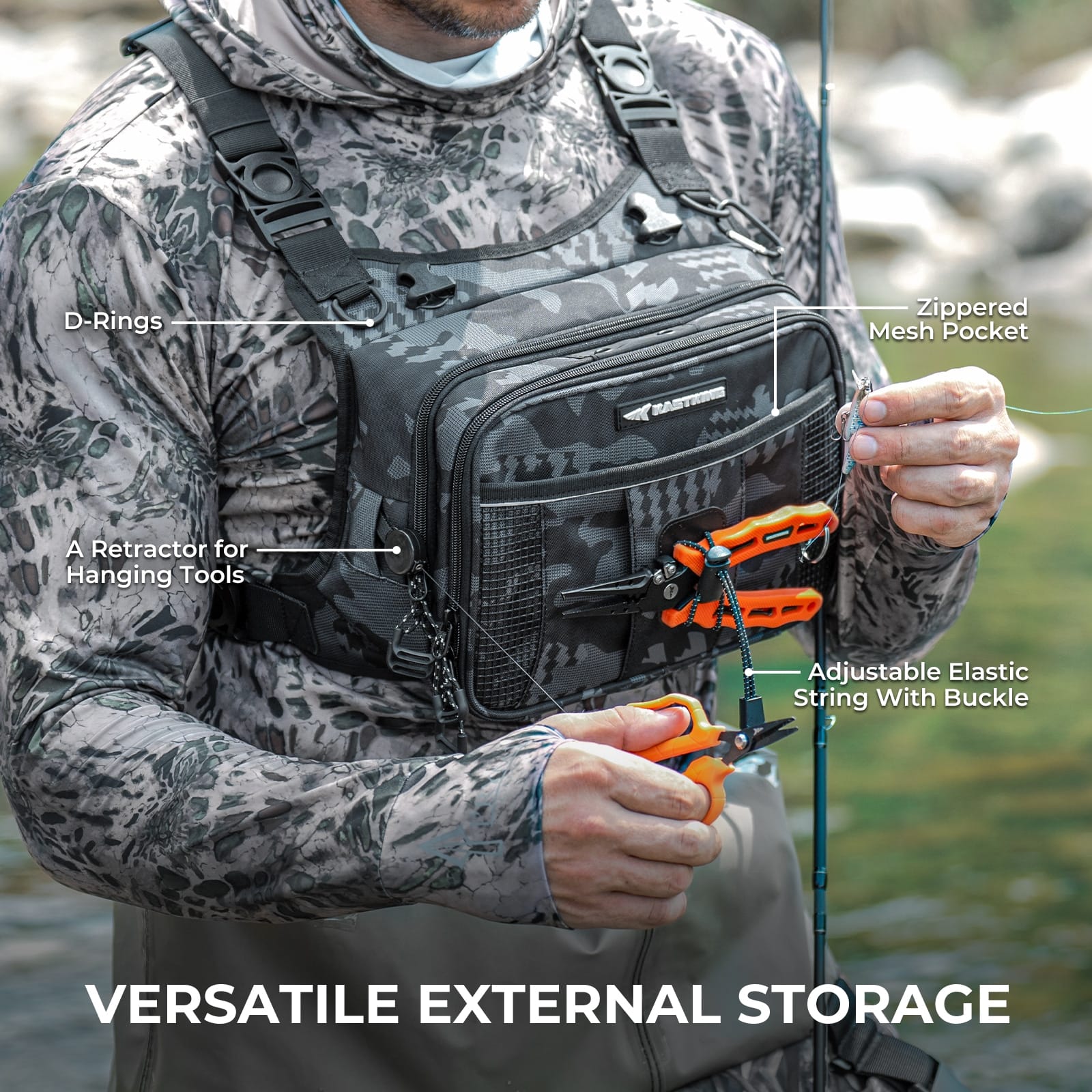 KastKing BaitSpace Fishing Chest Pack
