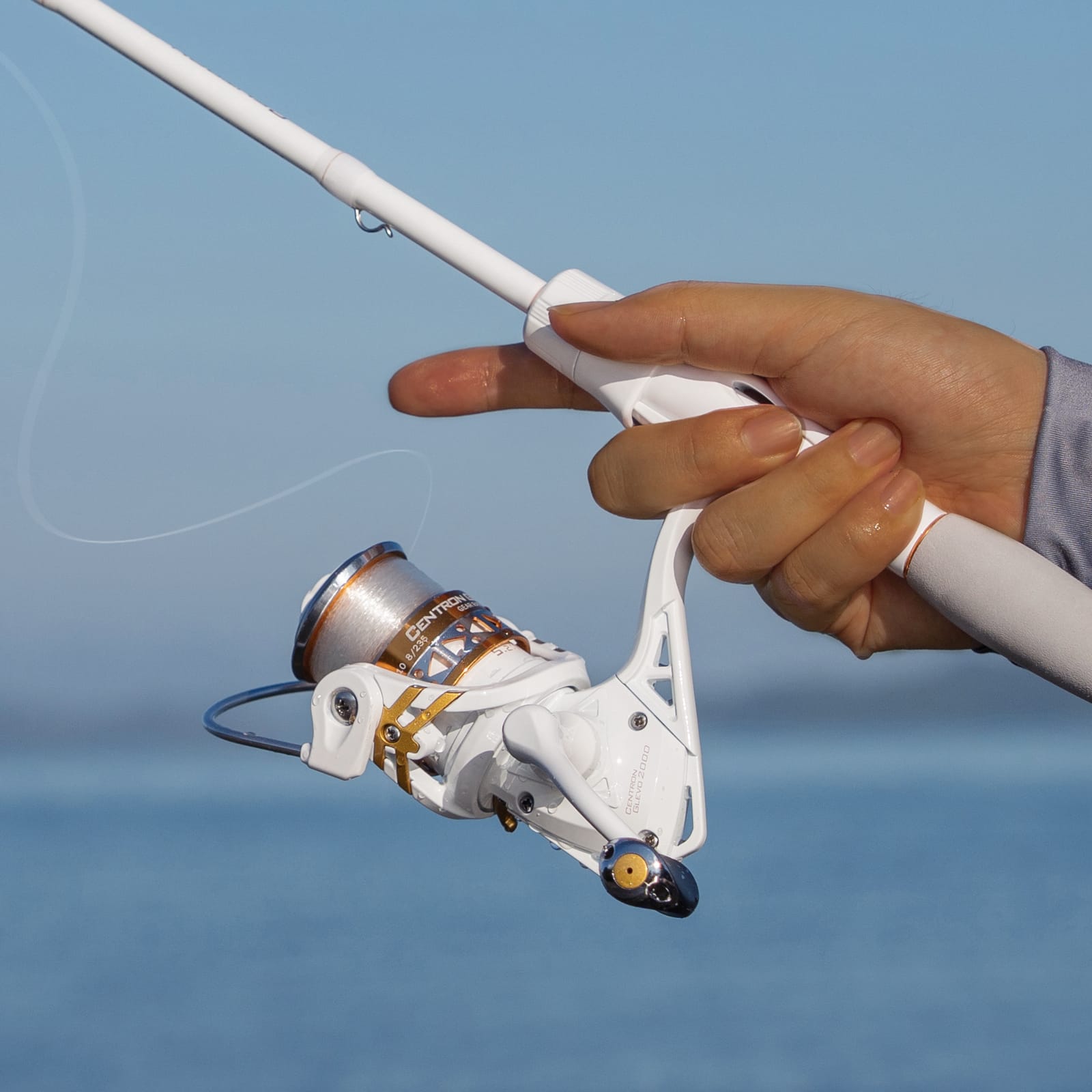 KastKing Centron Glevo Twin-Tip Spinning Rod and Reel Combo