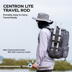 KastKing Centron Lite Travel Casting Rods with Extra Tip