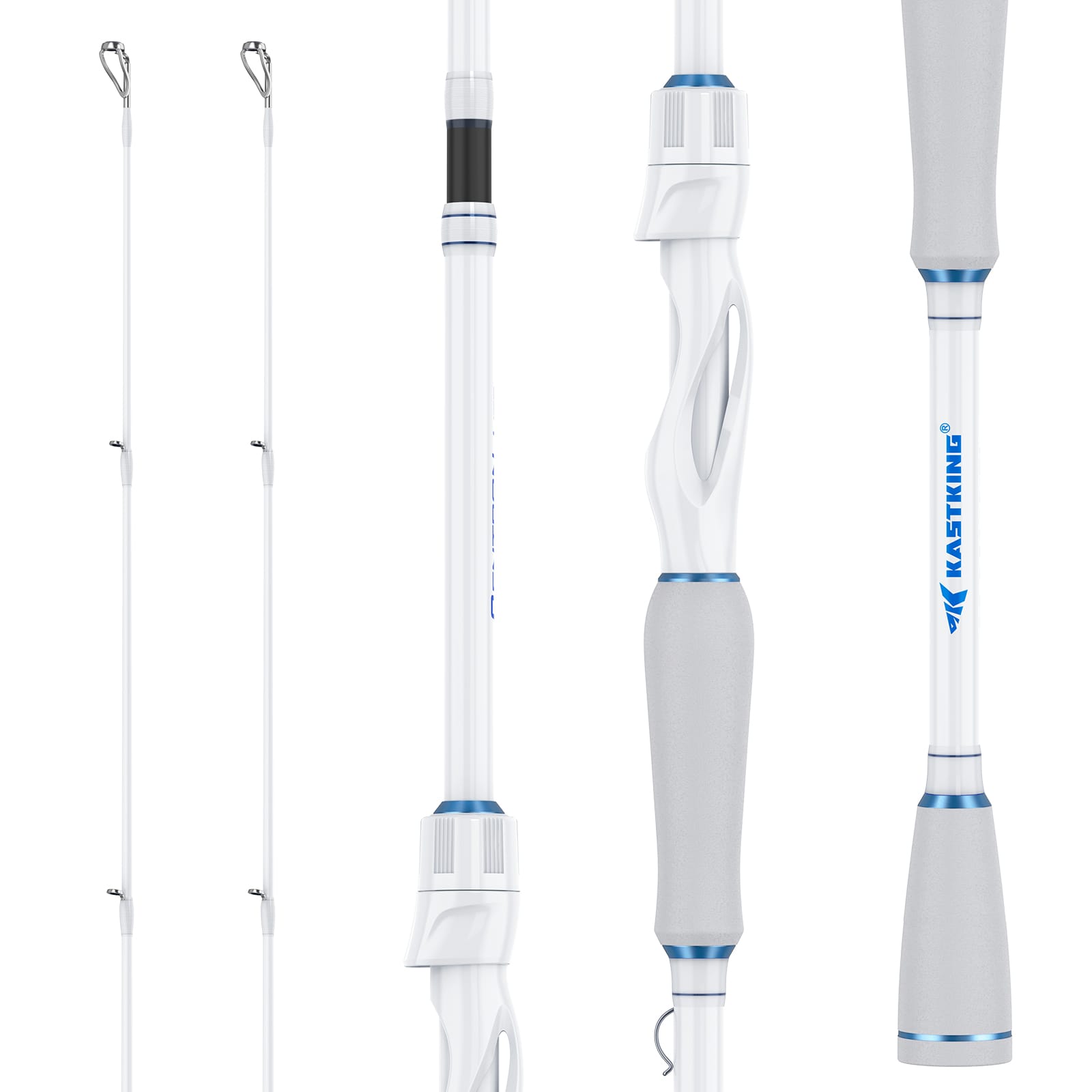 KastKing Centron Lite Travel Spinning Rods with Extra Tip