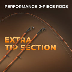KastKing Lethal Blaze Twin-Tip Spinning Fishing Rod and Reel Combo