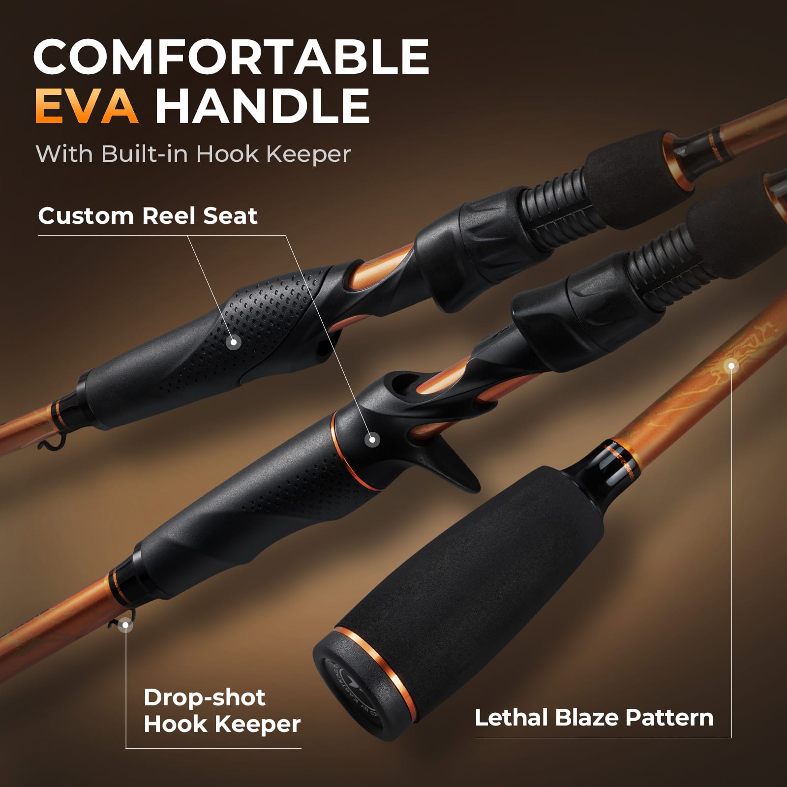 KastKing Lethal Blaze Twin‑Tip Spinning Rod