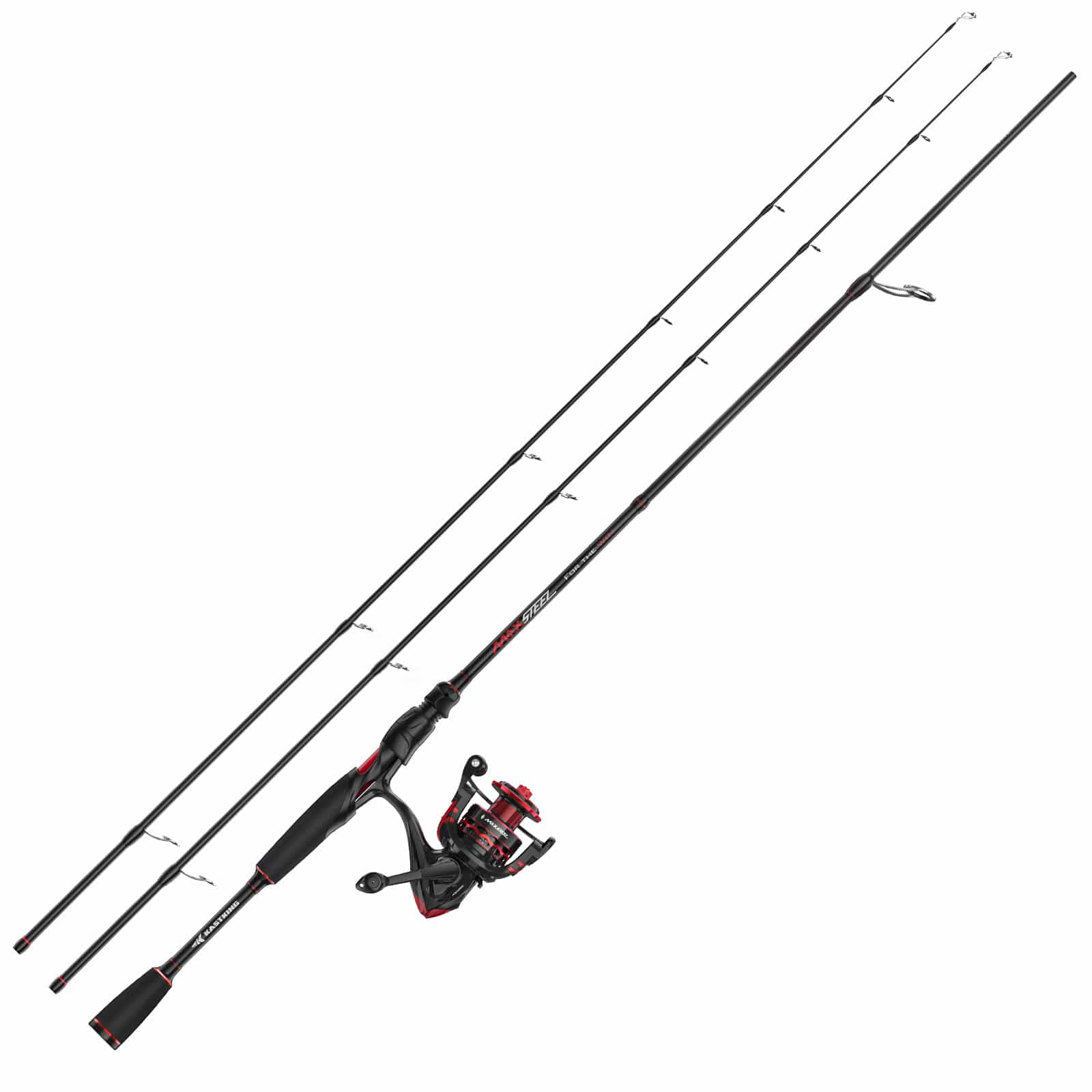 KastKing MaxSteel Twin-Tip Spinning Rod and Reel Combo