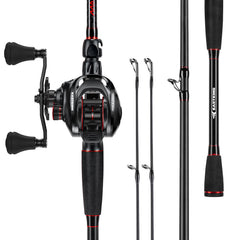KastKing MaxSteel Twin-Tip Baitcaster Rod and Reel Combo