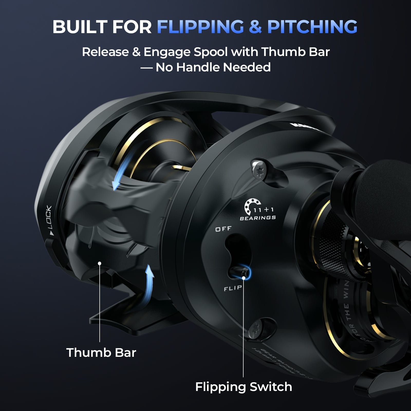 KastKing MegaJaws Elite Baitcasting Reels