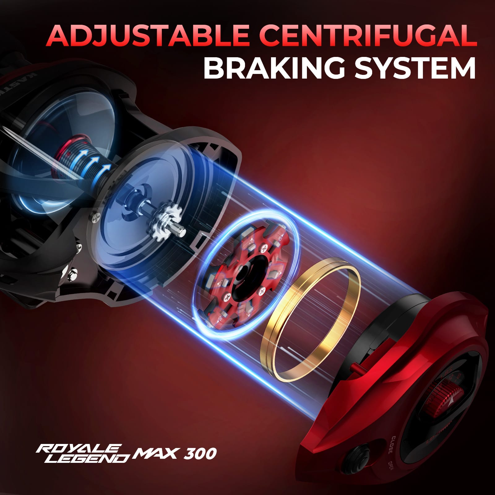 KastKing Royale Legend Max 300 Baitcasting Reel