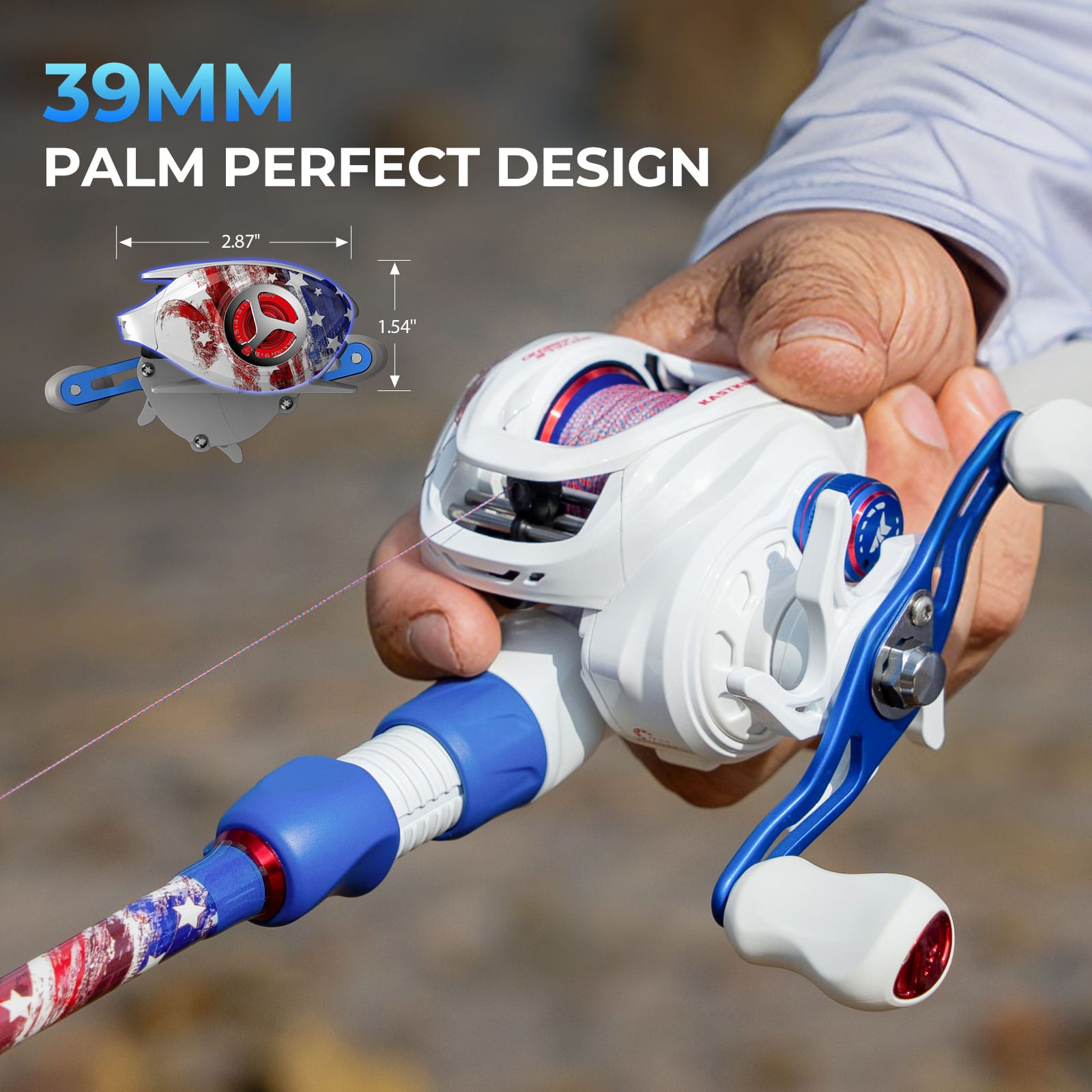 KastKing Royale Legend Patriot Baitcasting Reel