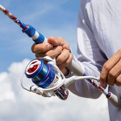 KastKing Royale Legend Patriot Twin-Tip Spinning Rod and Reel Combo
