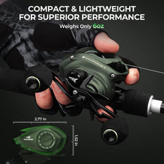 KastKing Spartacus II Twin-Tip Casting Rod and Reel Combo