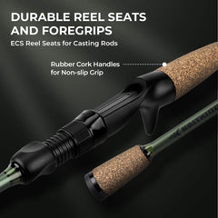 KastKing Spartacus II Twin-Tip Casting Rod and Reel Combo