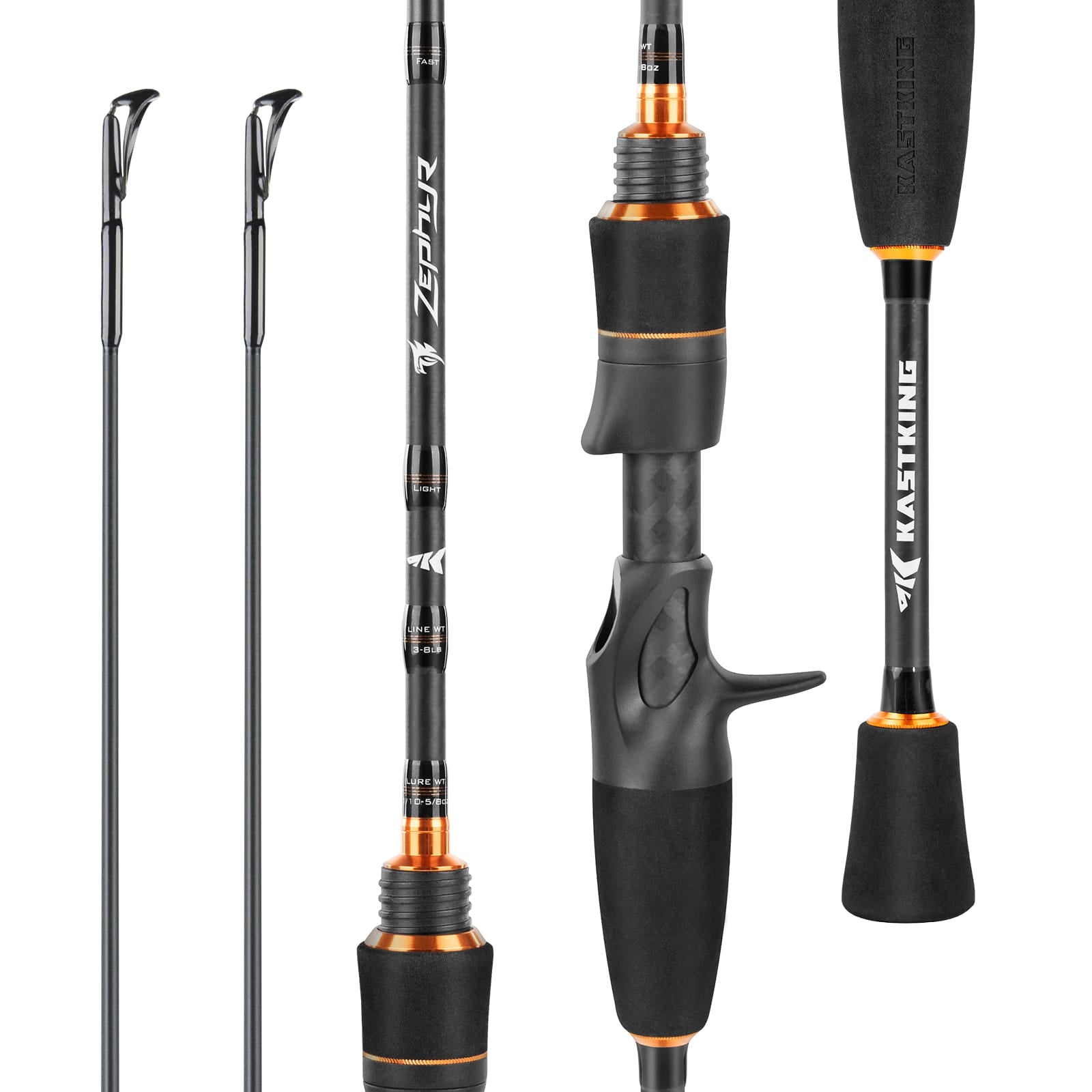 KastKing Zephyr Bait Finesse Twin-Tip Casting Rod