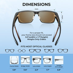 KastKing Molino Fit-Over Polarized Sunglasses