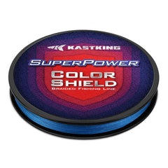 KastKing SuperPower ColorShield Braided Fishing line - 300YDS