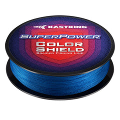 KastKing SuperPower ColorShield Braided Fishing line - 300YDS