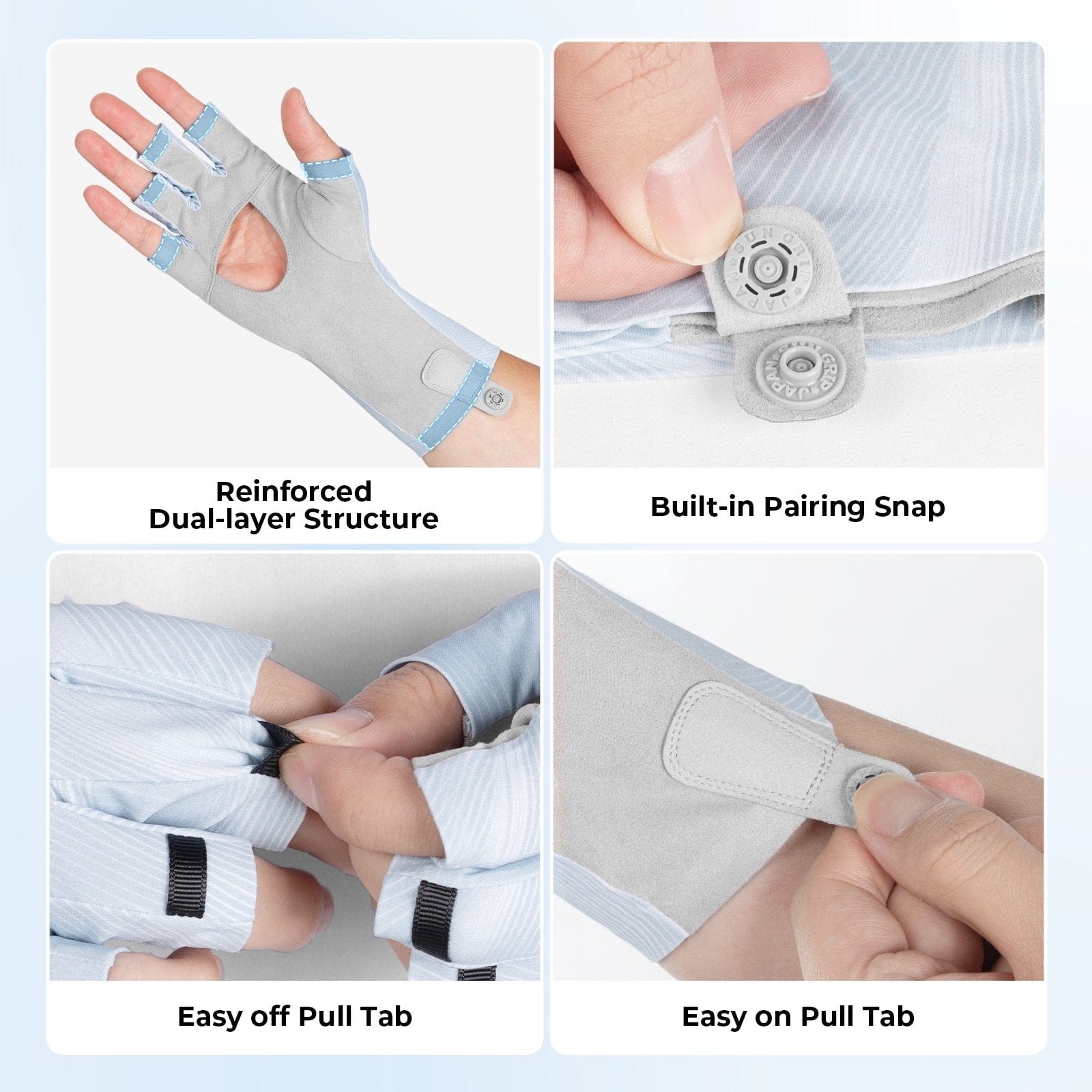 KastKing Ultimate Angler Fingerless SPF Sun Gloves