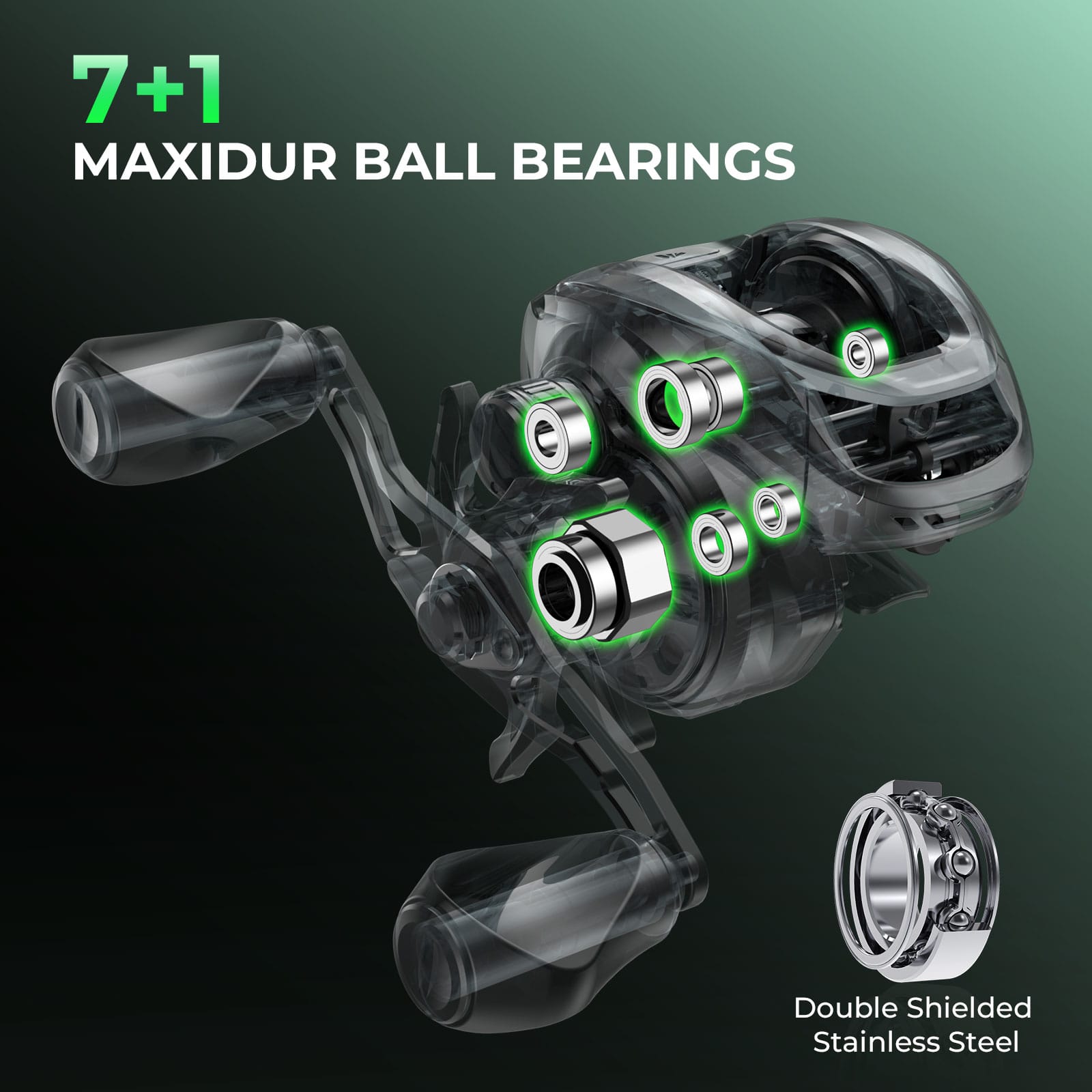 KastKing Zephyr Dual-tip Baitcaster Rod and Reel Combo