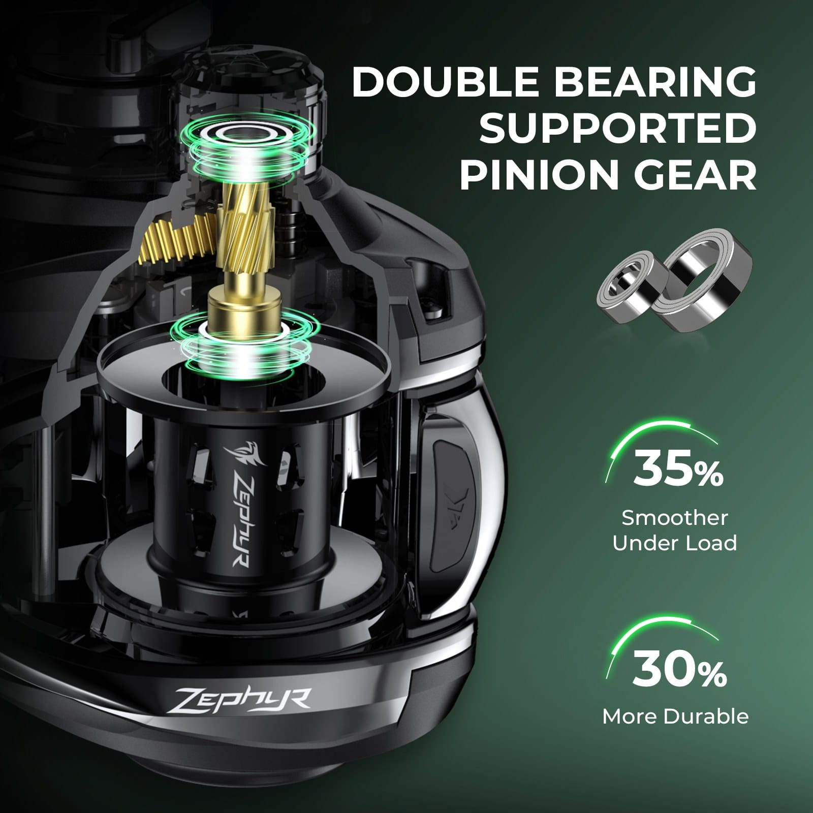 KastKing Zephyr Dual-tip Baitcaster Rod and Reel Combo