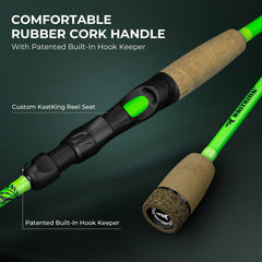 KastKing Zephyr Dual-tip Baitcasting Combos