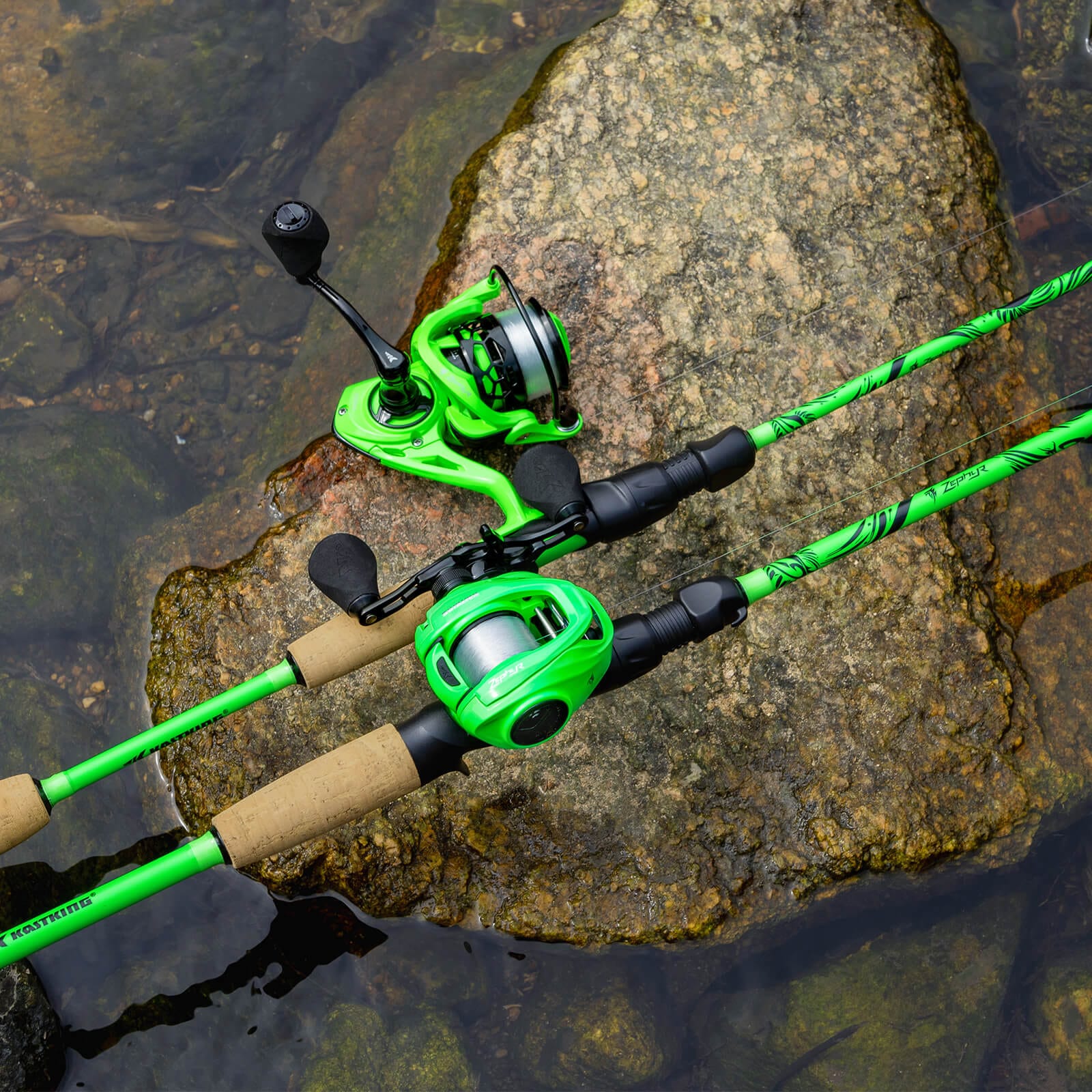KastKing Zephyr Dual-tip Baitcasting Combos