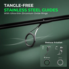 KastKing Zephyr Dual Tip Spinning Rod