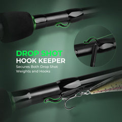 KastKing Zephyr Dual Tip Spinning Rod